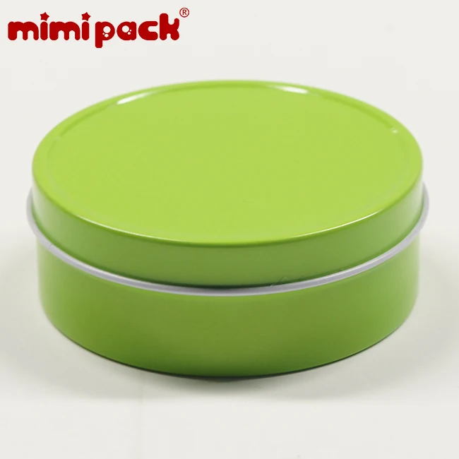 Mimipack набор из 24 пустых пищевых жестяных канистр металлические неглубокие круглые жестяные банки для торта - Цвет: Greenery