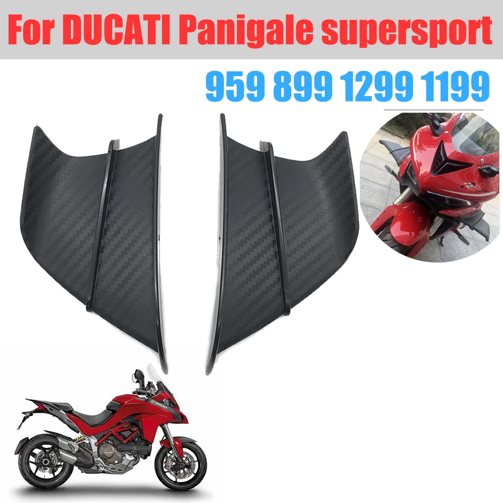 

For DUCATI MULTISTRADA 1200 ENDURO Motorcycle Winglets Air Deflector Fit For DUCATI HYPERMOTARD 939 796 DUCATI SCRAMBLER ICON