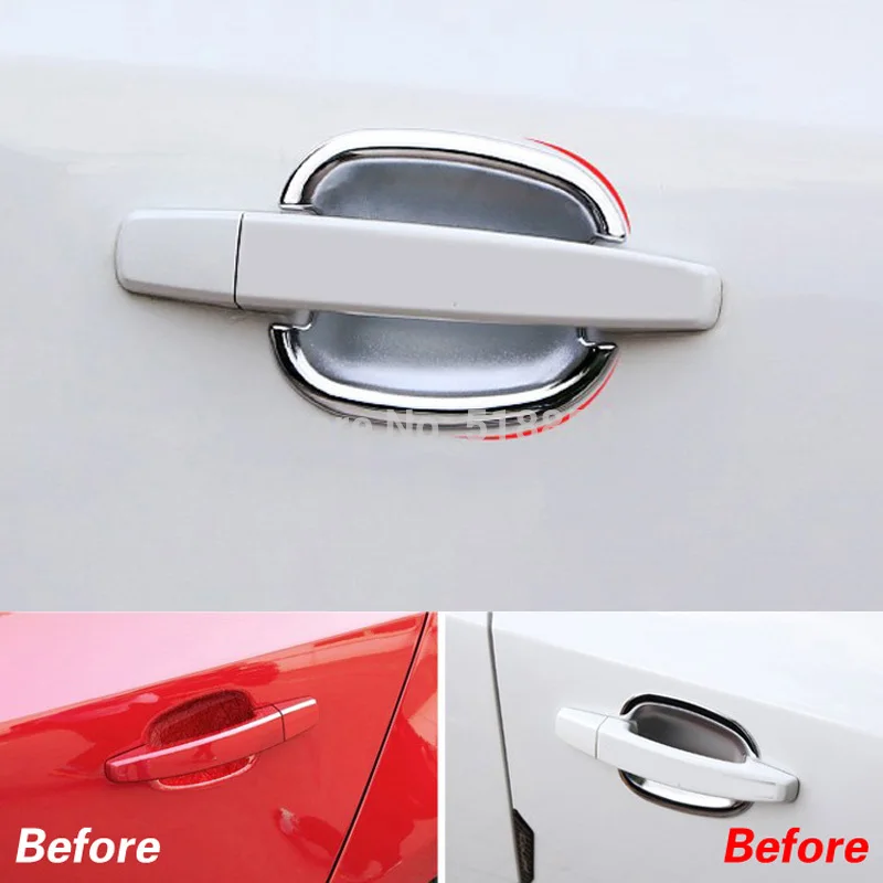 Хромированная Крышка Дверной чаши ABS 4 шт./компл. для Chevrolet Chevy Captiva 2009 2010 2011|shipping