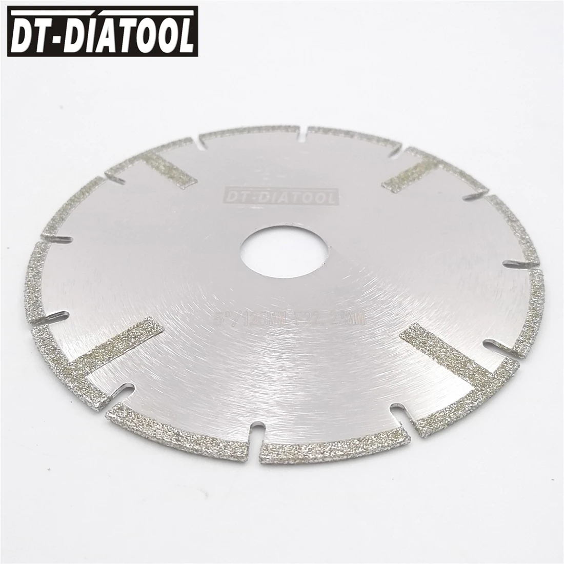 DT-DIATOOL 1 шт. 5 дюймов/125 мм Гальваническое алмазное лезвие для пилы отверстие 22 23 обе