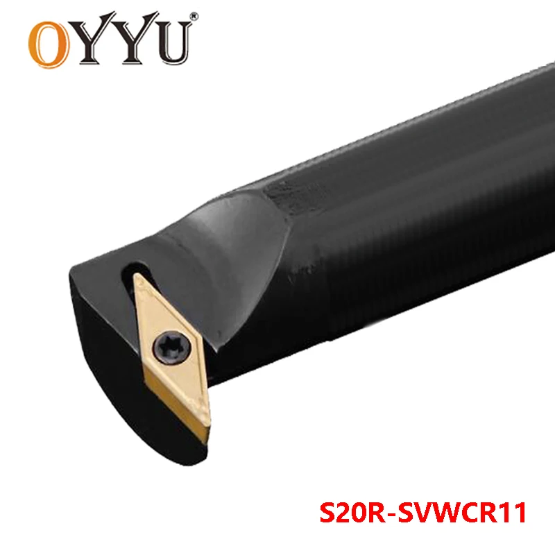 

OYYU S20R-SVWCR11 Lathe Cutter Arbor 20mm SVWCR Boring Bar use VCMT11 Carbide Inserts Turning Toolholder