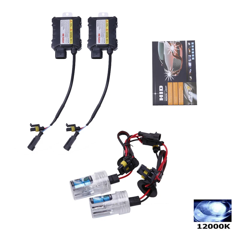 

2pcs 12000k H3 HID Xenon Headlight Conversion Bulbs Kit 55W F7QB