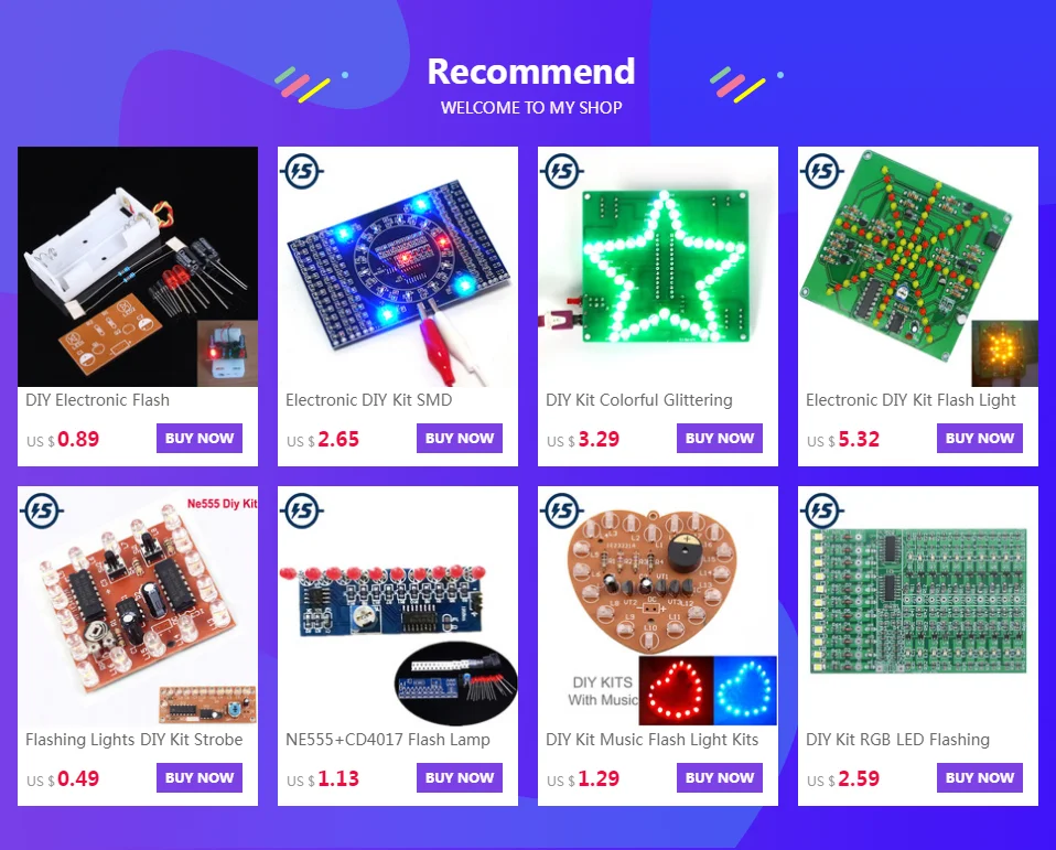 Электронный Набор DIY 5 мм светодиодный светильник с простой вспышкой простой мигающий светодиодный s монтажный комплект