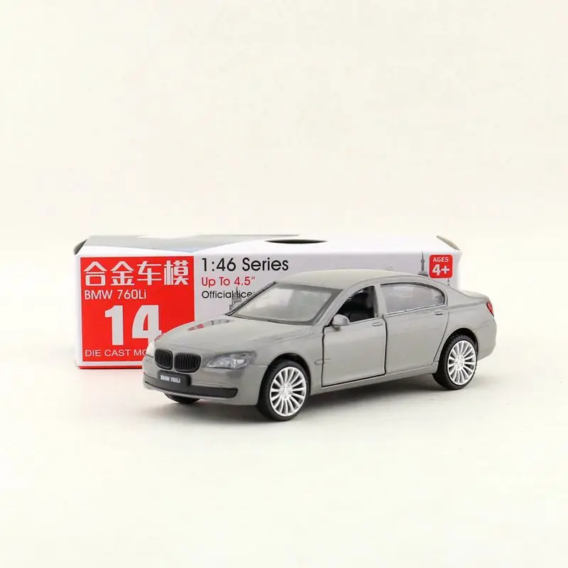 CAIPO масштаб 1:46 BMW760i литой металлический автомобиль с откидывающейся спинкой