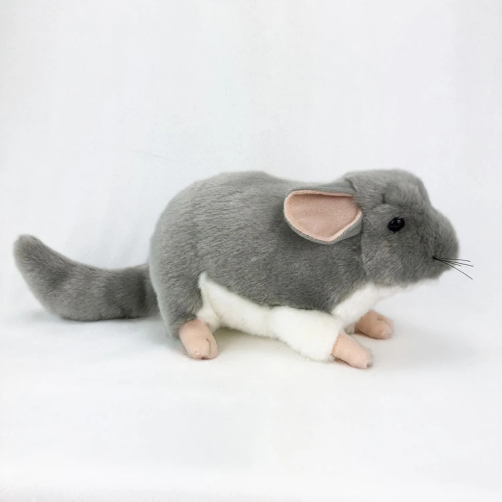 

Baby Kids Plush Stuffed Animal Toy Chinchilla Mouse Model, Children Sleeping