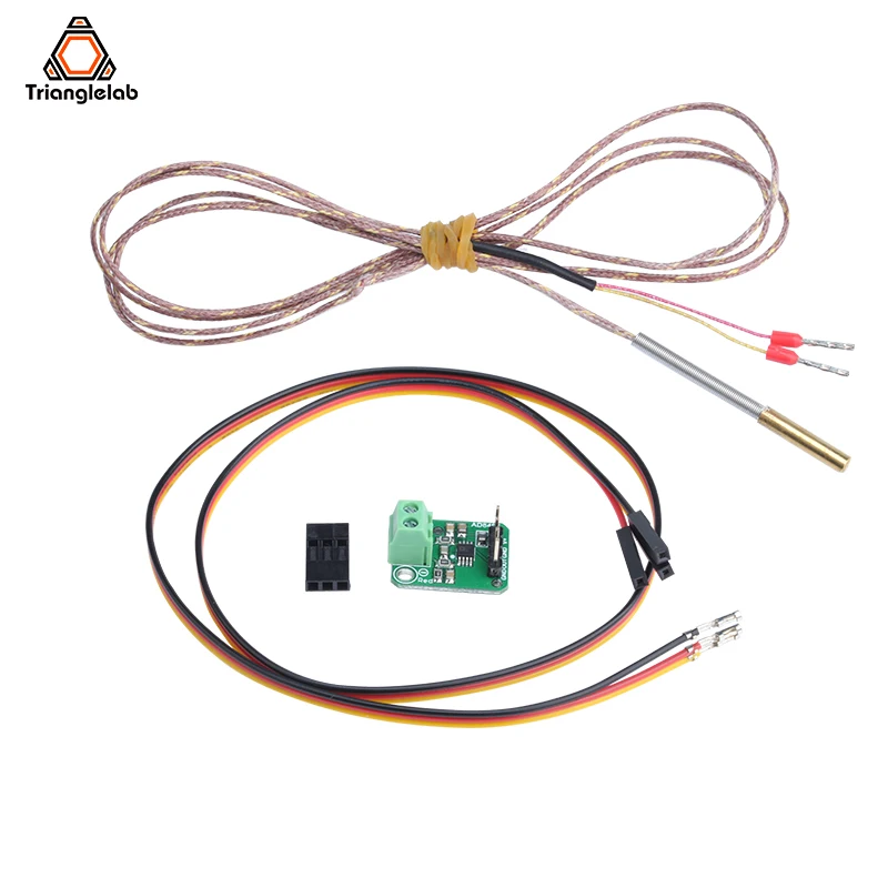 Trianglelab High Temperature T-K500 Thermocouple sensor 500℃ 3D printing for V6 volcano HOTEND carbon fiber dragonfly | Компьютеры и