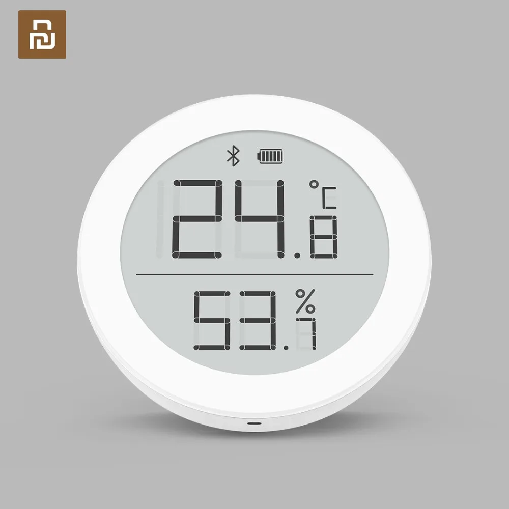 MI Mi jia QingPing Bluetooth температурный Смарт Hu mi датчик дности ЖК-экран цифровой