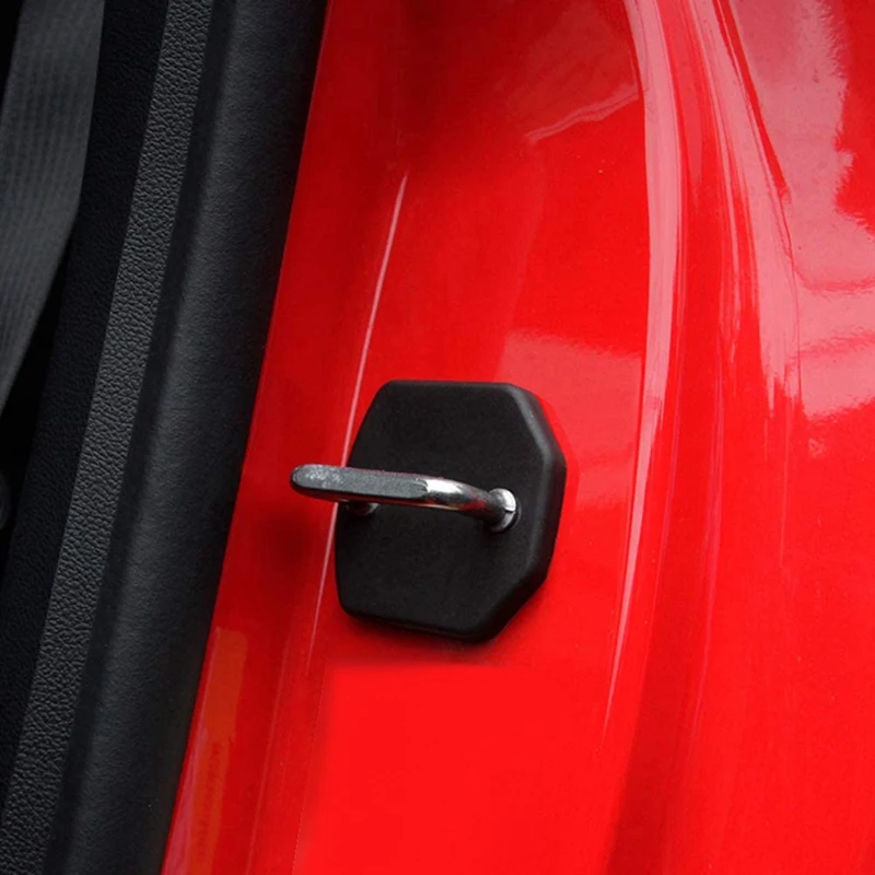

Door Lock Arm Protection Protector Cover Stopper Buckle Cap Anti-Rust Interior Accessories for Ford Mustang 2015-2020