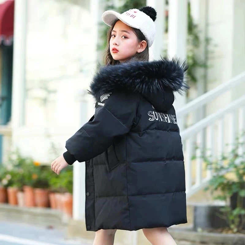 Детская утепленная куртка с капюшоном и искусственным мехом на осень/зиму | Мать