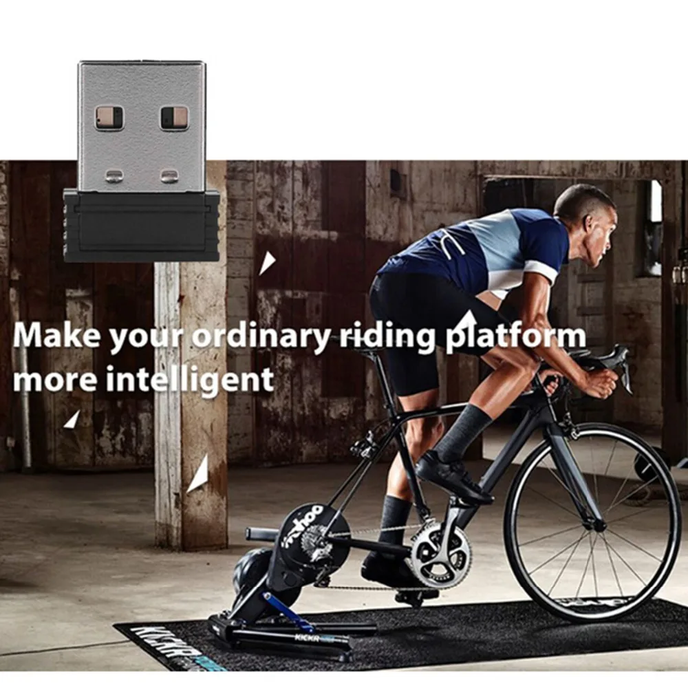 Мини-адаптер ANT + USB-накопитель адаптер портативный для Garmin Zwift Wahoo Велоспорт Forerunner