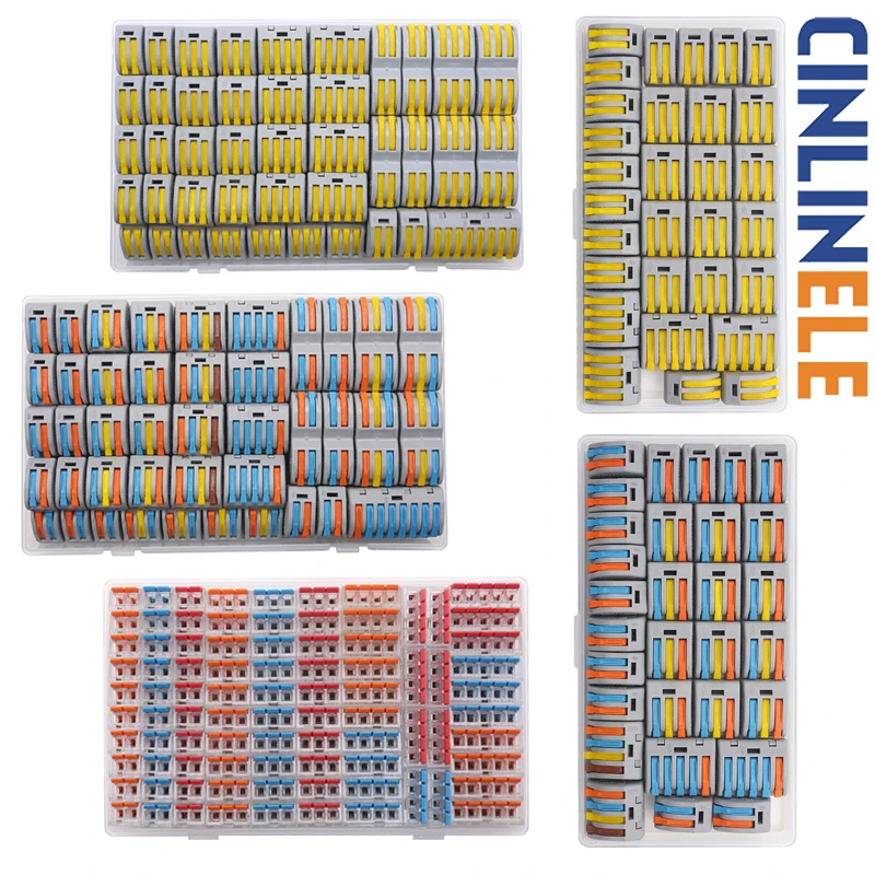 Красочный набор мини-коннекторов универсальный компактный автомобильный
