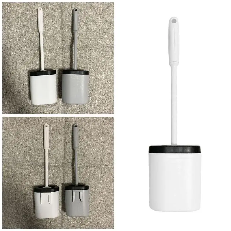 Новая креативная Новинка Силиконовая щетка для унитаза U образная настенного