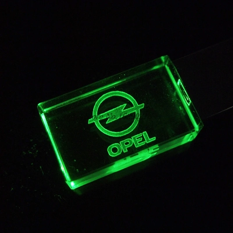 Модный хрустальный флеш накопитель с логотипом автомобиля для OPEL NISSAN USB 2 0 дюйма 4