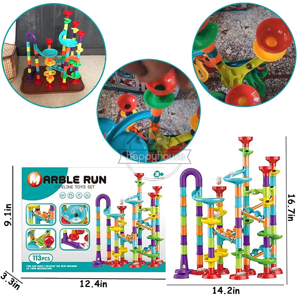 Детский конструктор Marble Run гоночная трасса 3D лабиринт шар модель сделай сам