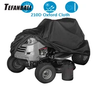 tefanball 210d oxford cloth waterproof black lawn mower cover tractor cover durable car sun protection antifreeze cover 6 sizes