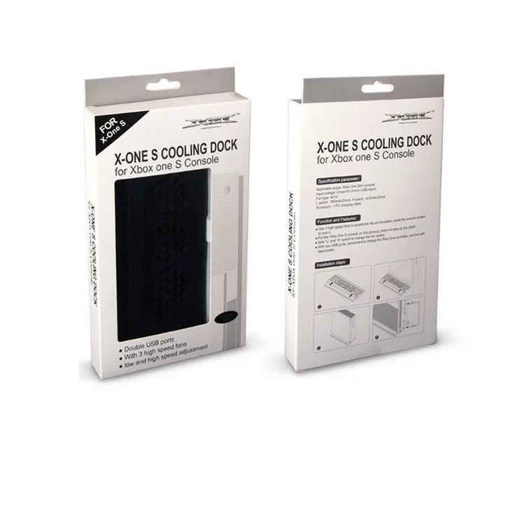 2020 охлаждающий вентилятор для Xbox One S встроенный регулируемый кулер подключения