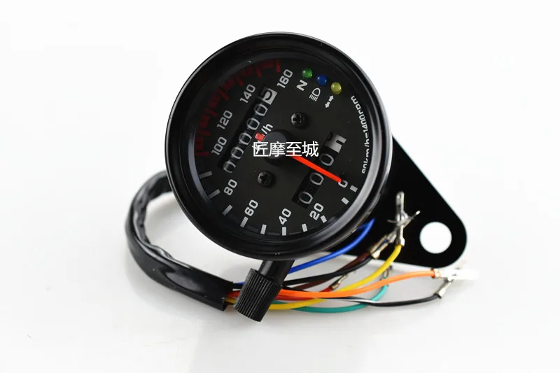 Универсальный одометр для мотоцикла 12 В двойной измеритель скорости