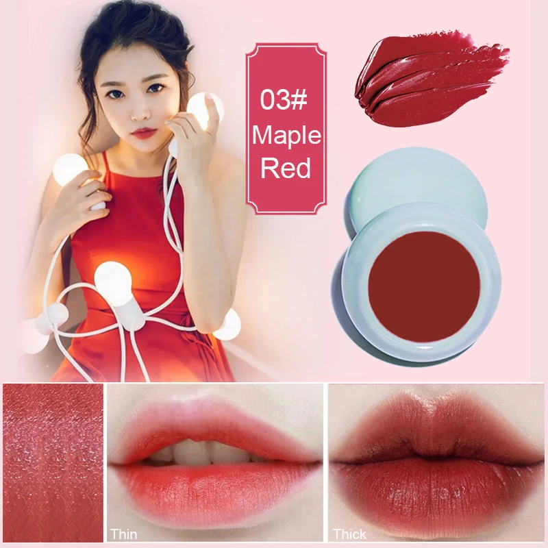 Матовая губная помада 10 цветов румяна стойкие тени для век 3 в 1 Осветляющий