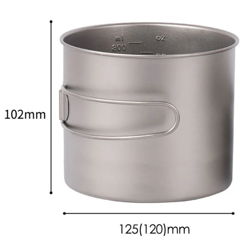 New-1100Ml титановый набор кастрюль супер легкий походный посуды походная посуда