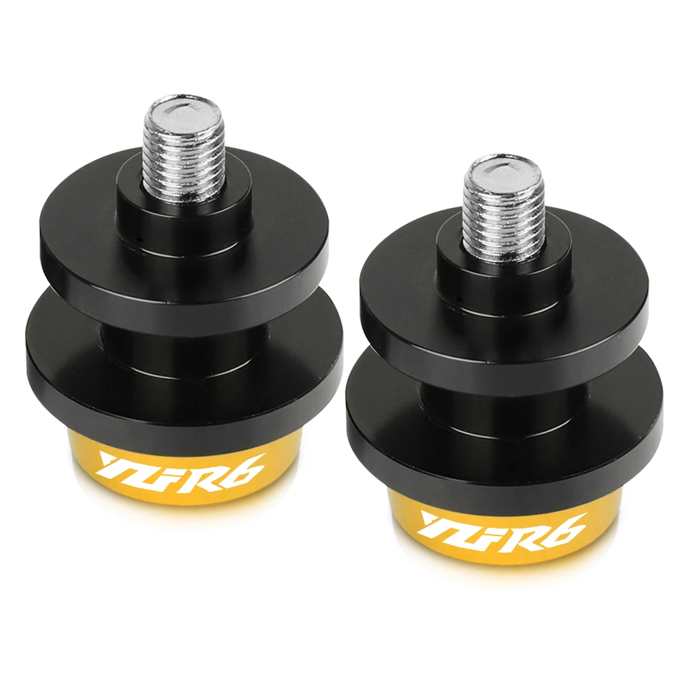 

Motorcycle Aluminum Swingarm Spools Slider Stand Screw 6MM Accessories For 2020 Yamaha YZF-R6 YZF R6 YZFR6 2021 2017 2018 2019