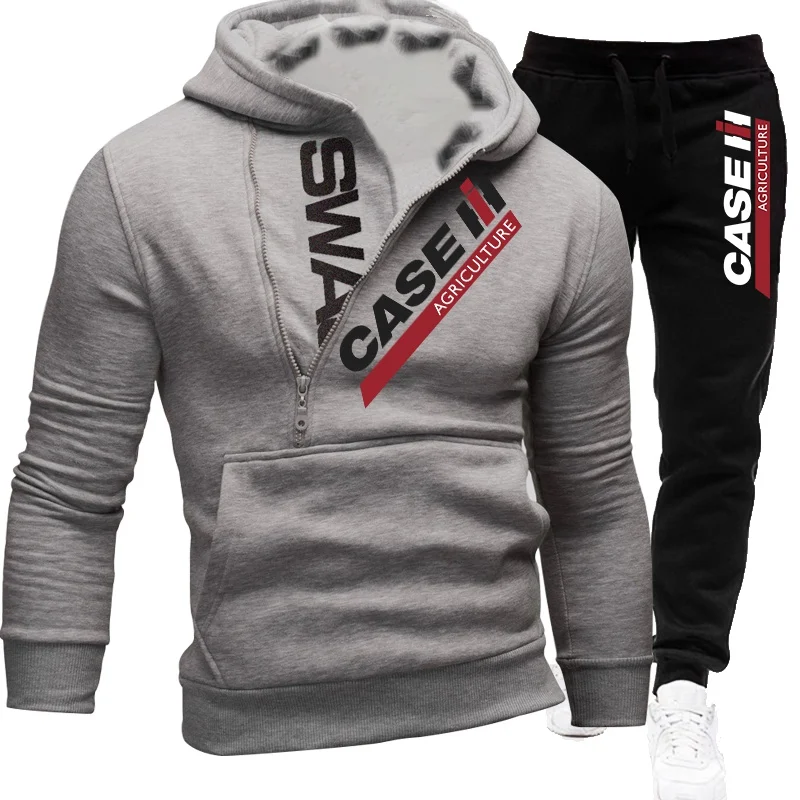 

Men's Printed Letter Hoodie And Foot Pants Two-Piece Casual Letter Jumper Pencil Pants Suit Men's Jogging Tracksuit Set