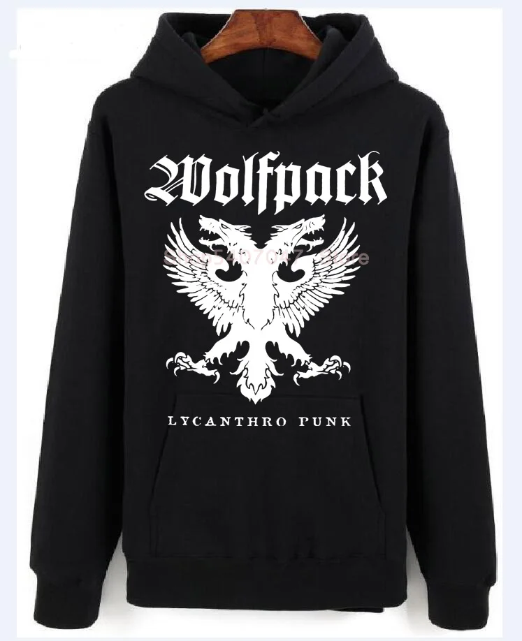 Wolfbrigade Lycanthro Punk 1998 альбом обложки вдохновил Wolfpack эмблема толстовки свитер o