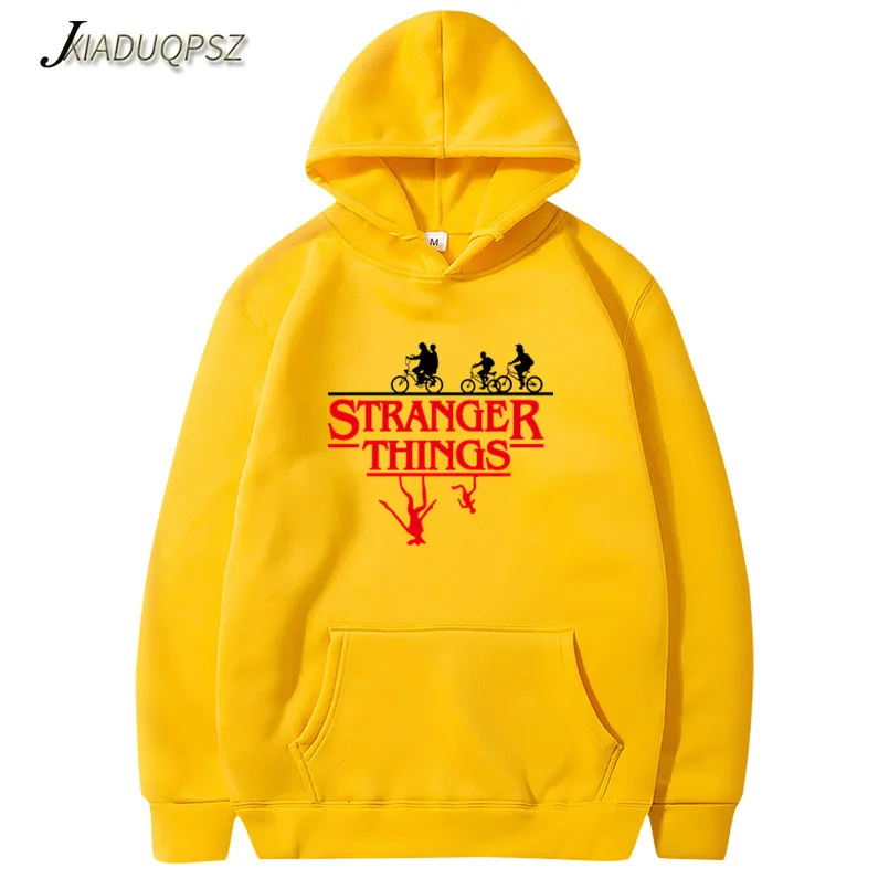 2019 модные лица странные вещи с капюшоном Мужские толстовки и свитшоты