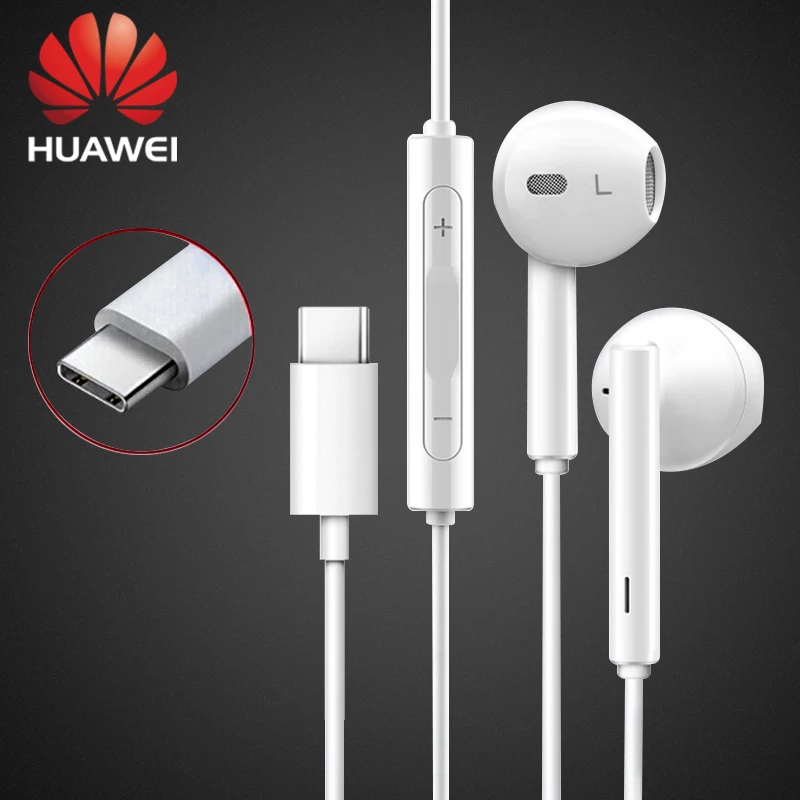Наушники Huawei Pro USB Type C CM33 оригинальные Nova5/P20/P30Pro Mate10Pro/20X RS Glory 20/Magic2 Note10 Тип c