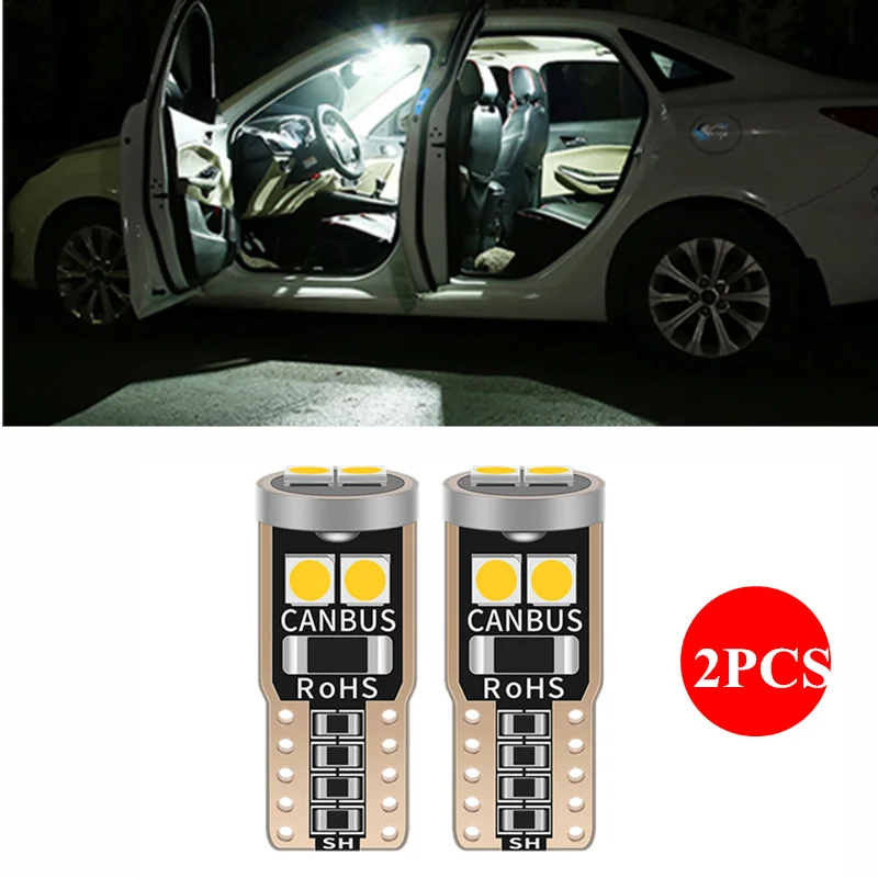 Из 2 предметов T10 W5W WY5W 168 501 2825 3030 светодиодный автомобиль клин парковка светильник