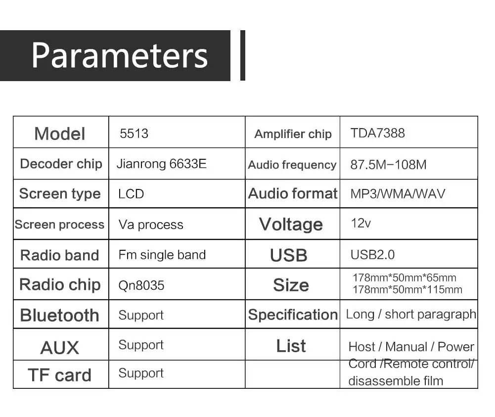 1 din автомобильное радио Bluetooth винтажное автомобильное радио MP3 плеер стерео USB AUX классическое аудио
