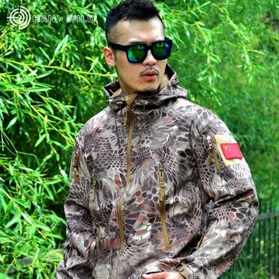 highlander jacket Тактическая куртка софтшелл водонепроницаемая ветрозащитная охотничья куртка Военная камуфляжная уличная спортивная походная верхняя одежда армейские куртки - Цвет: highlander jacket