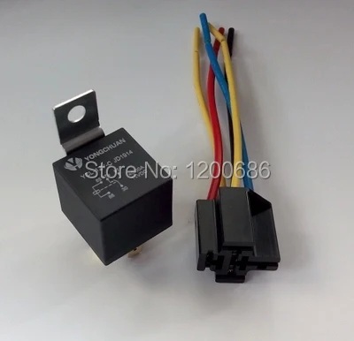12 В 30/40 А Amp 5-контактный 5 P автомобильный жгут реле автомобильное гнездо проводов |