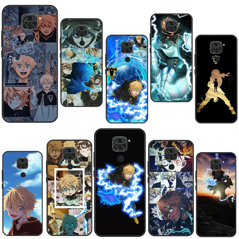 Чехол аниме Luck Voltia с черным клевером для Xiaomi Redmi Note 11 10 9 8 12 Pro Plus 12S 11S 10S, чехол для Redmi 12C 10C 10A 9C