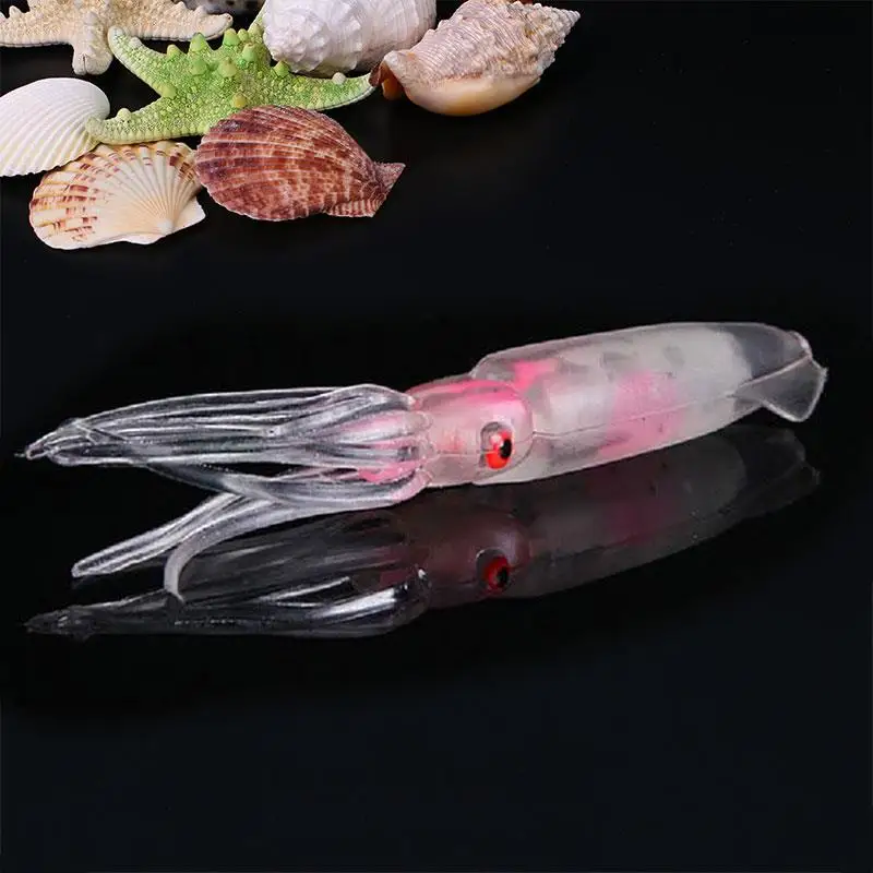 

Fishing Lures Night Light Crankbaits Artificial Squid Fish Bait Tackle