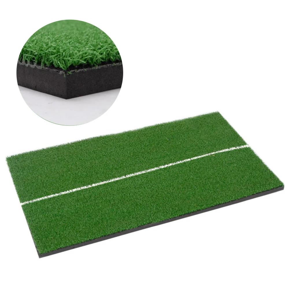 

1Pc Indoor Mat Indoor Practice Swing Mat Cushion Gold Pad Swinging Cushion (Green without TEE)