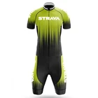 Велосипедный костюм strava для триатлона, Мужская велосипедная рубашка, одежда для велоспорта, Мужская одежда для велоспорта