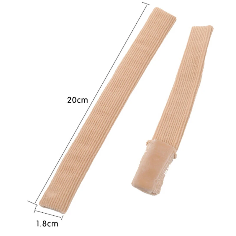 

20CM Finger&Toes Maintain Cushion Fabric Gel Tube Bandage Corns Hallux Valgu Blisters Calluse Pain Relief Pads Insoles