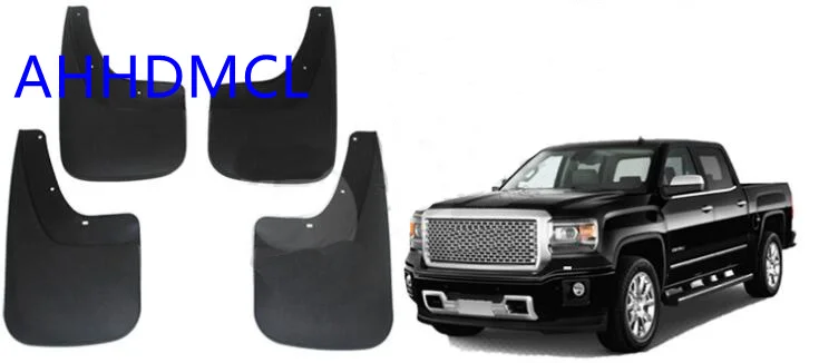 

Car Fender Flares Mudguard Mud Flaps Splash Guard For G.M.C. Sierra 1500 2500 3500 2014 2015 2016 2017 2018