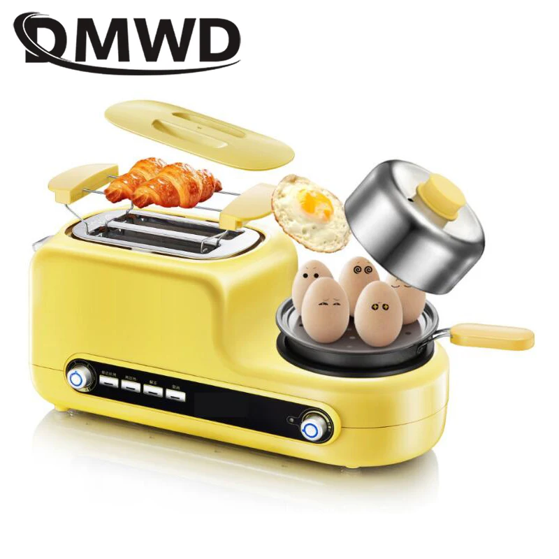 Электрический тостер из нержавеющей стали жаровня для жарки стейка омлета гриля