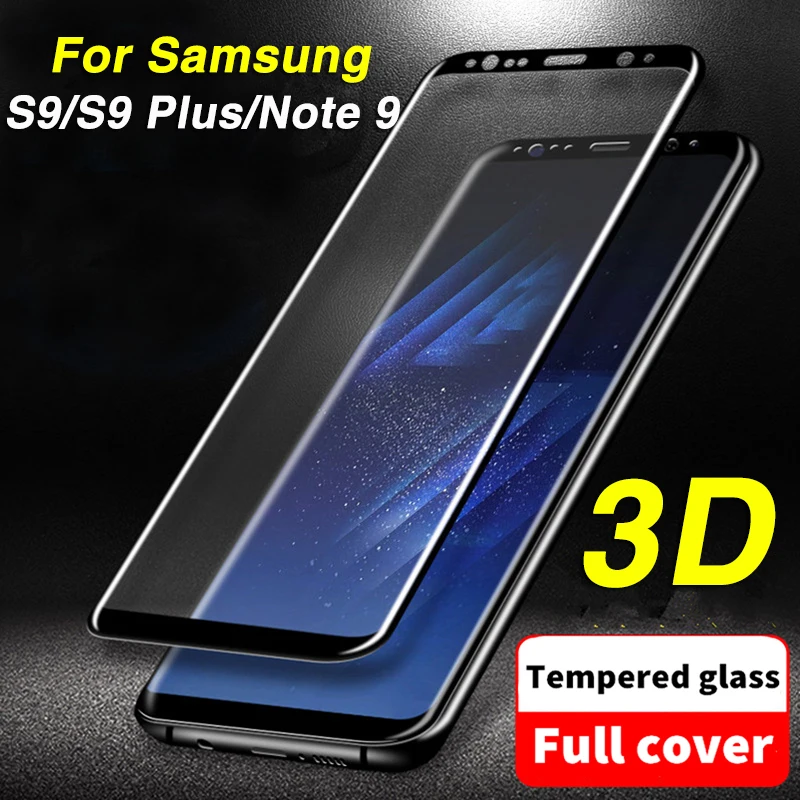 Защитное стекло для samsung note 9 s9 plus s 3d изогнутое полное покрытие damsung gaxaly s9plus note9 9note