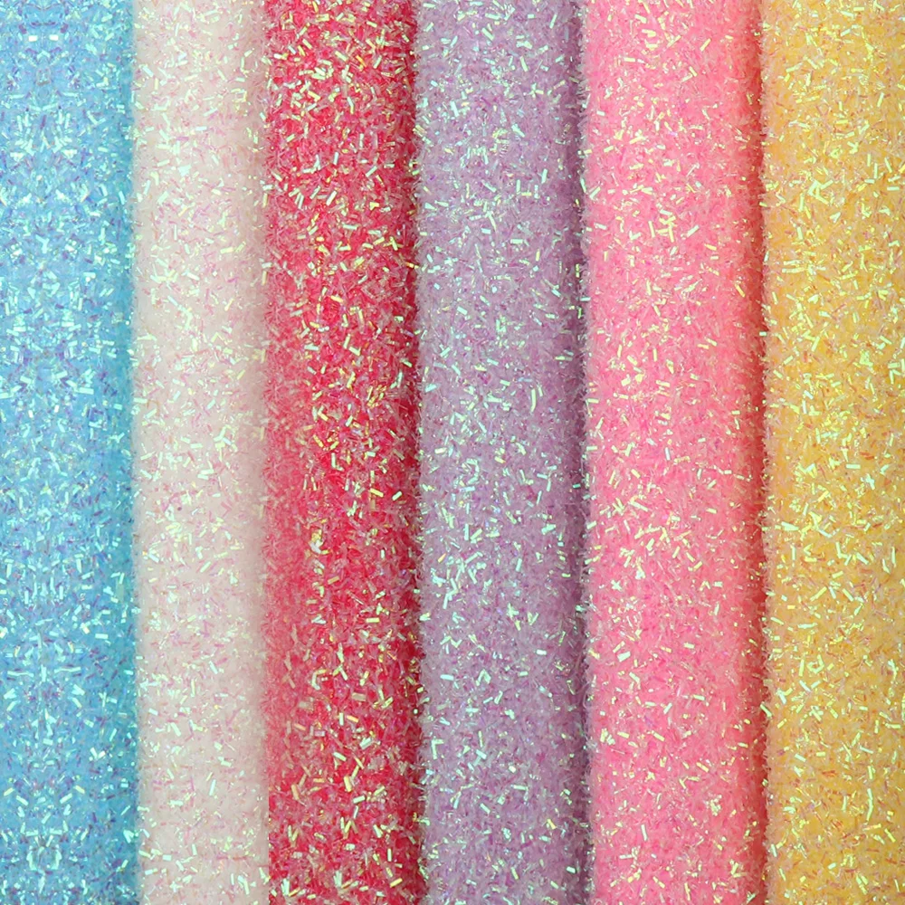 6 colors IBOWS, 6 шт., 22*30 см, листы из синтетической кожи, яркие цвета, пластиковые, сделай сам, бант для волос, сумки, аксессуары, материалы ручной работы - Цвет: 6 colors
