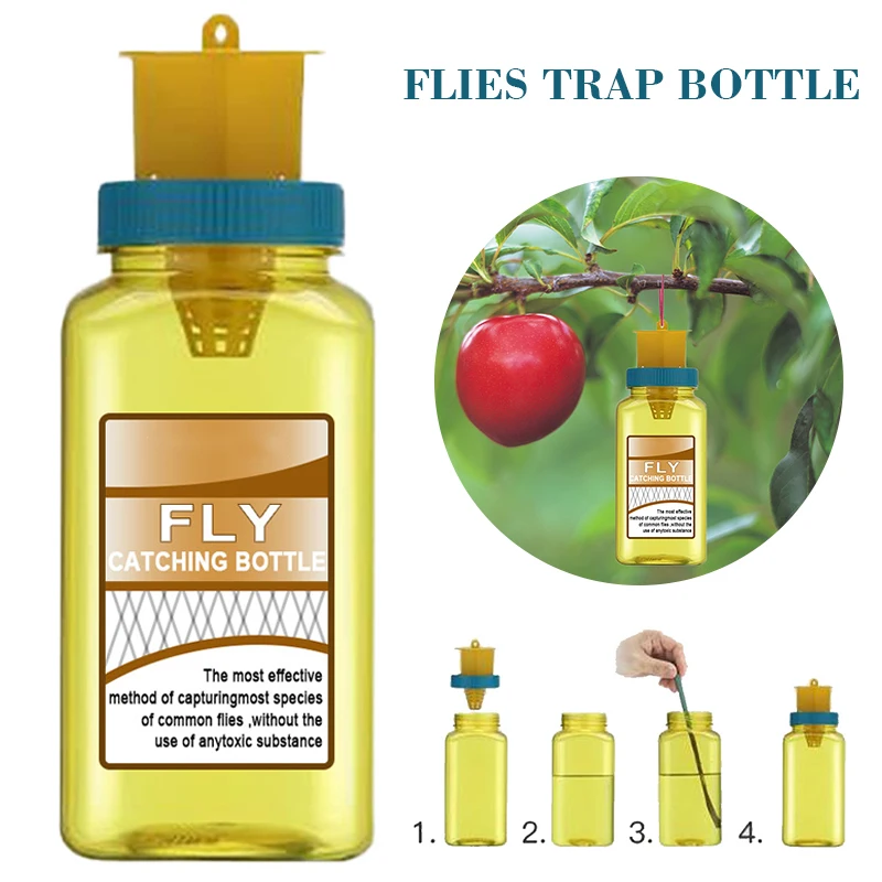 

Уличный комнатный Ловец фруктов и мух, устройство для борьбы с вредителями для домашней фермы, садовый нетоксичный инструмент для ловли нах...