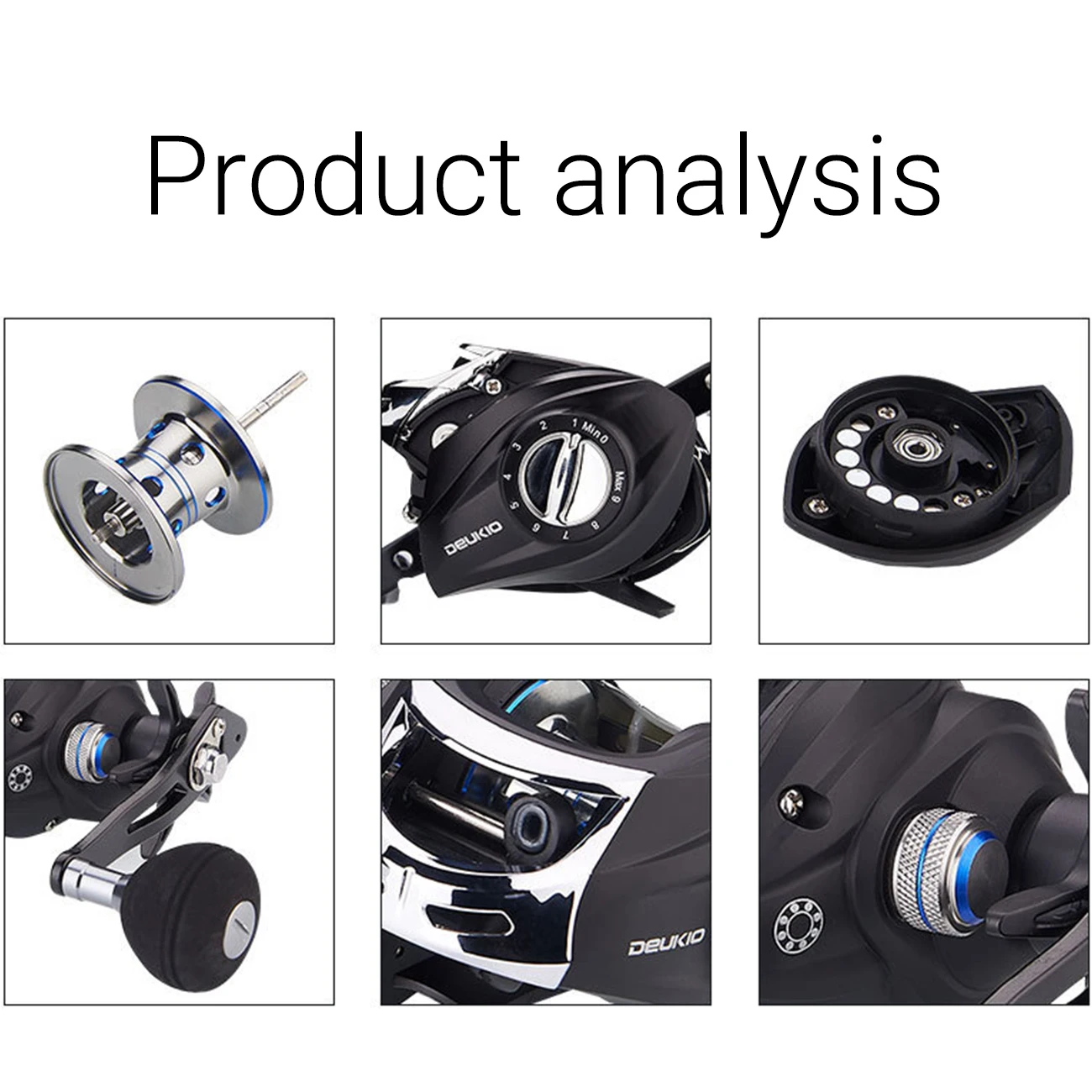 

2021 New Baitcasting Fishing Reel High Speed 7.2:1 Water Drop Wheel with Single Rocker TT101 EVA Knob Saltwater Sea Fishing Reel