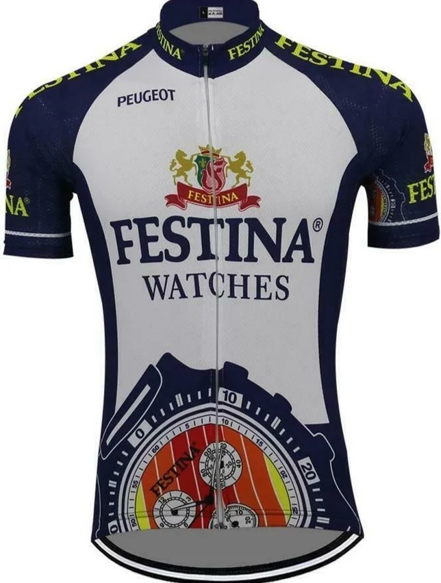 

Men's Short Sleeve Cycling Jersey Bike Jersey Top Mountain Bike MTB Road Bike Cycling Sports Clothing Apparel sports team