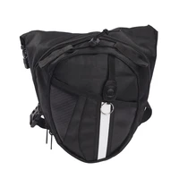 norbinus nylon mens waist bag outdoor drop thigh leg bag pouch belt fanny packs hip bum purse motorcycle rider biker bags