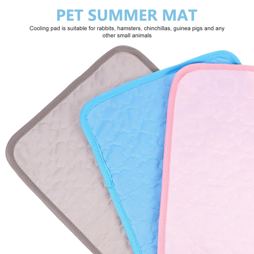 

3Pcs Small Pet Sleeping Pad Washable Pet Urine Pad Hamster Chinchilla Mat