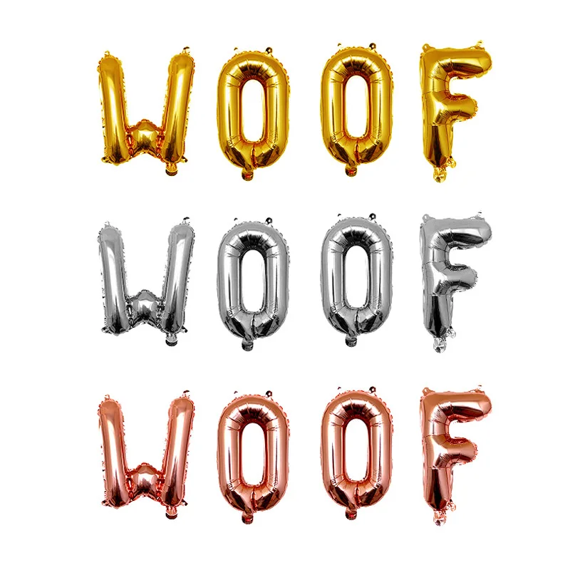 1 Набор 16 ''фольгированные воздушные шары милые буквы позволяет PAWTY вечерние