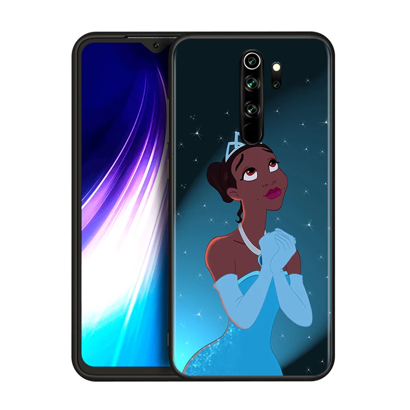 

Disney Princess Tiana For Xiaomi Redmi 9i 9T 9A 9C 9 8A 8 GO 7 7A S2 Y2 6 6A 5 5A 4X Prime Pro Plus Black Phone Case