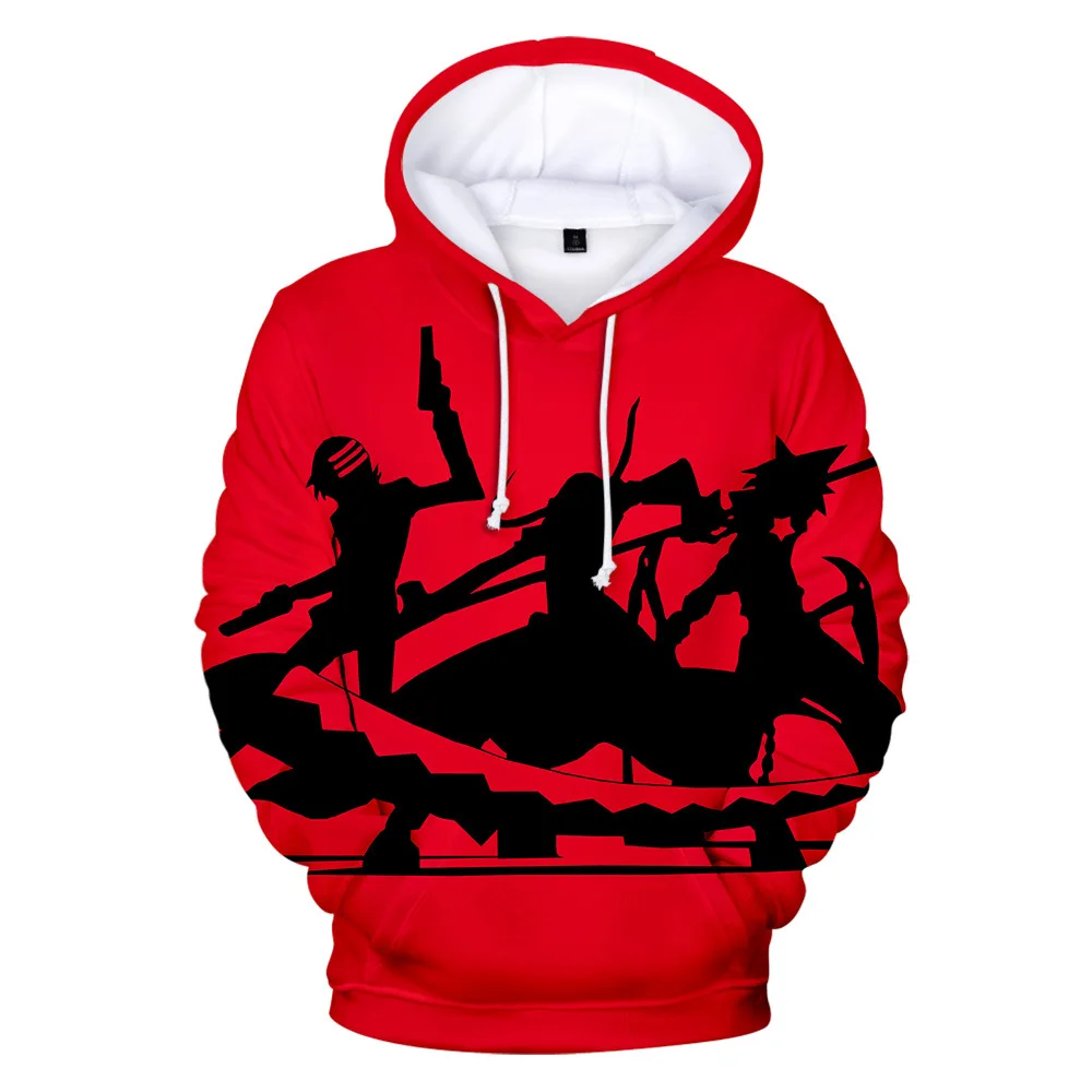 Толстовки с капюшоном в стиле японского аниме Пожиратель душ осенне зимний