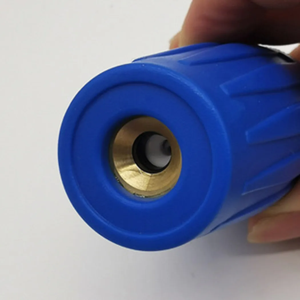 

1/4 In Spray Nozzle 3600PSI 80*40mm Blue Rotating Steel + Plastic Turbo